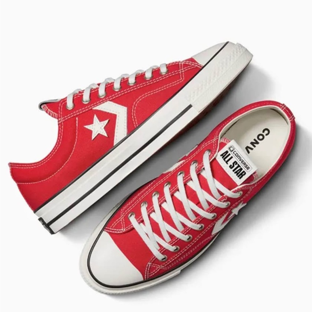 Converse Red Low-Top Sneakers